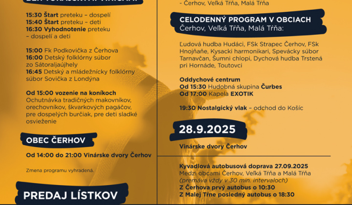 Fotka - Pozvánka na Tokajské vinobranie