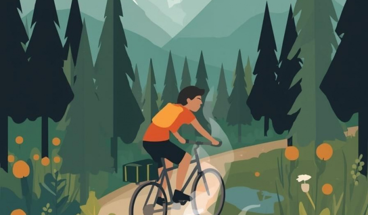 Fotka - Hardišťane na bicygľoch